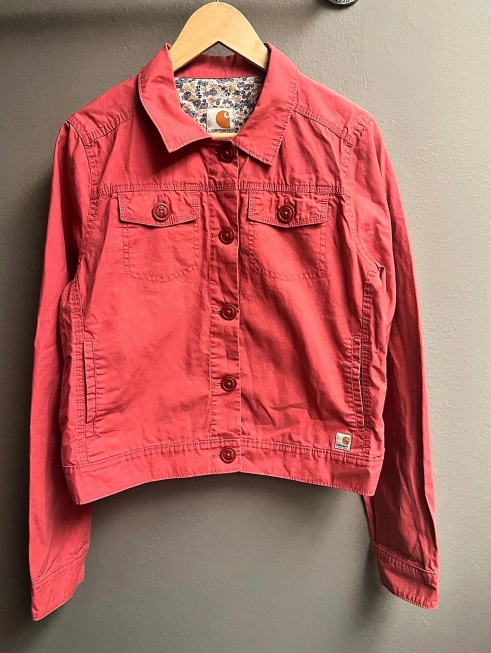 Carhartt Women's Utility Jacket Pink Size Medium